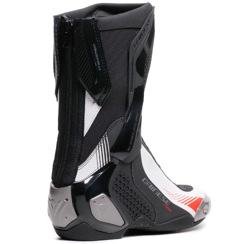 BOTAS DAINESE TORQUE 4 LADY BLACK/WHITE/RED-FLUO