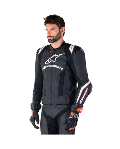 CHAQUETA ALPINESTARS MISSILE V3 IGNITION BLACK/WHITE