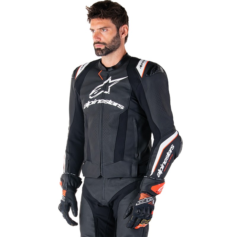 CHAQUETA ALPINESTARS MISSILE V3 IGNITION BLACK/WHITE
