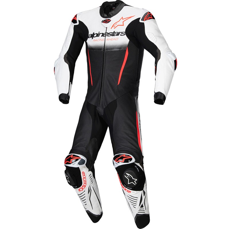MONO ALPINESTARS GP-R7 PROFESIONAL WHITE/BLACK/RED FLUO