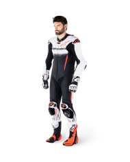 MONO ALPINESTARS GP-R7 PROFESIONAL WHITE/BLACK/RED FLUO