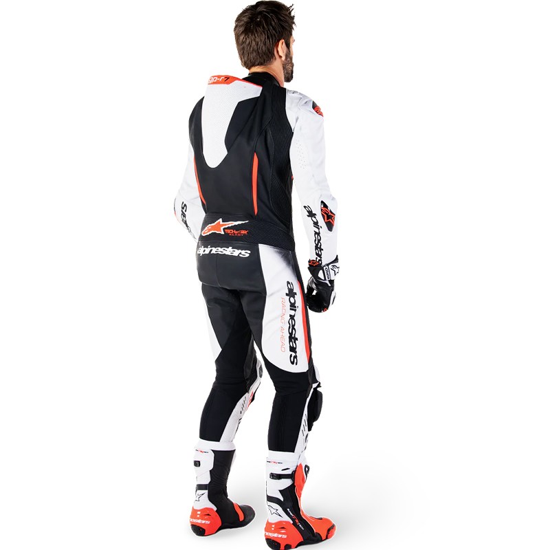 MONO ALPINESTARS GP-R7 PROFESIONAL WHITE/BLACK/RED FLUO