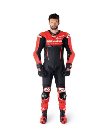 MONO ALPINESTARS GP-R7 PROFESIONAL BLACK/MID RED