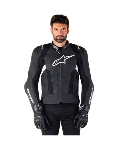 CHAQUETA ALPINESTARS MISSILE V3 BLACK/WHITE