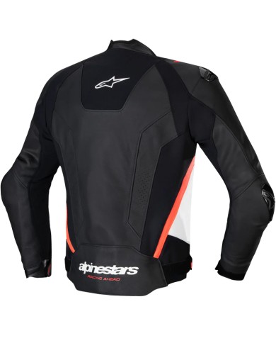 CHAQUETA ALPINESTARS MISSILE V3 BLACK/WHITE/RED FLUO