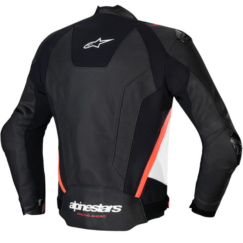 CHAQUETA ALPINESTARS MISSILE V3 BLACK/WHITE/RED FLUO