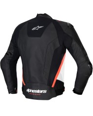 CHAQUETA ALPINESTARS MISSILE V3 BLACK/WHITE/RED FLUO
