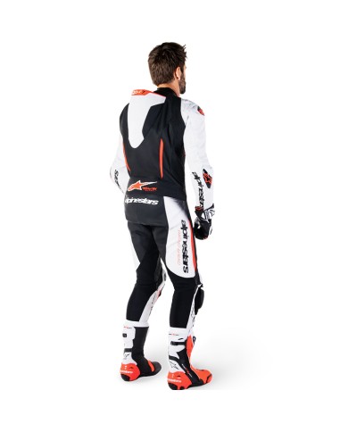 MONO ALPINESTARS GP-R7 PROFESIONAL WHITE/BLACK/RED FLUO
