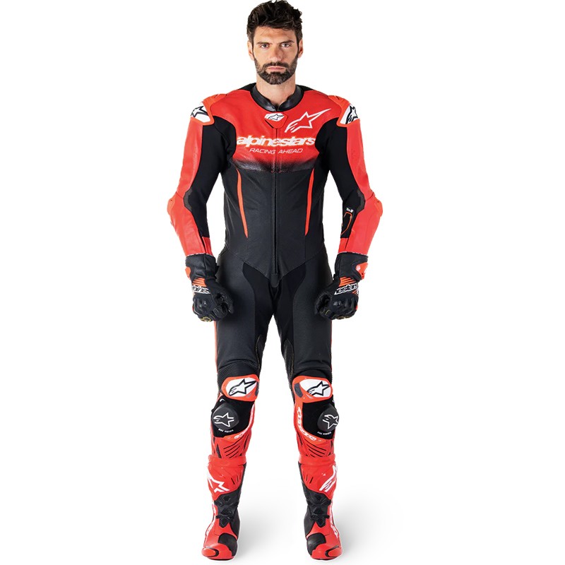 MONO ALPINESTARS GP-R7 PROFESIONAL BLACK/MID RED