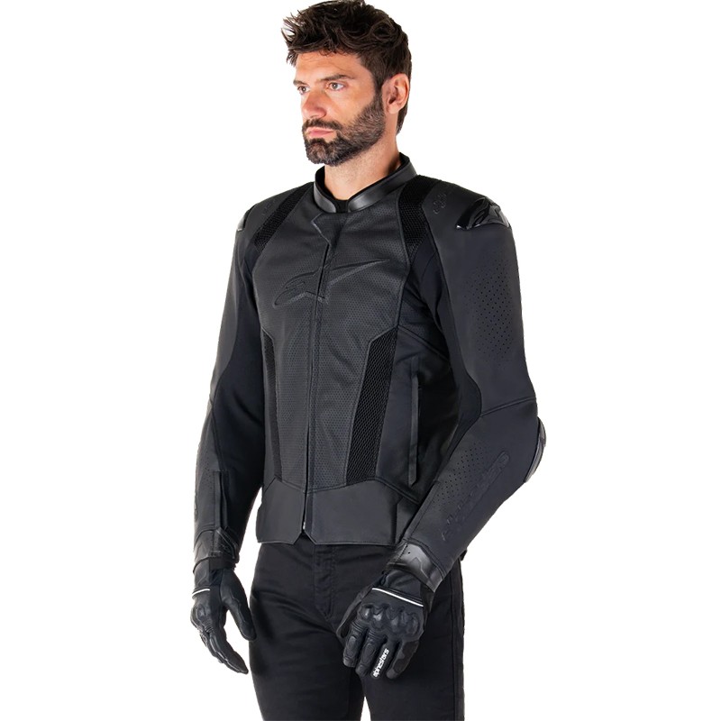 CHAQUETA ALPINESTARS MISSILE V3 AIRFLOW BLACK/BLACK