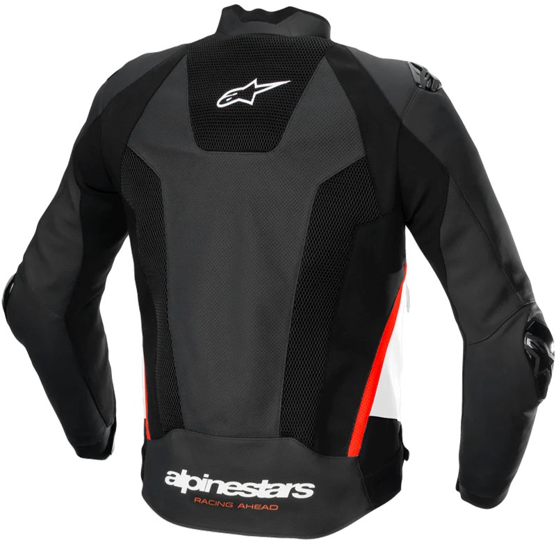 CHAQUETA ALPINESTARS MISSILE V3 AIRFLOW BLACK/WHITE/RED FLUO