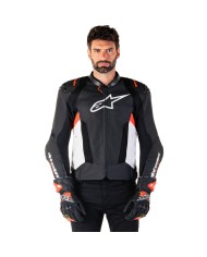 CHAQUETA ALPINESTARS MISSILE V3 AIRFLOW BLACK/WHITE/RED FLUO