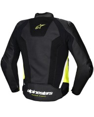 CHAQUETA ALPINESTARS MISSILE V3 AIRFLOW BLACK/YELLOW FLUO/WHITE