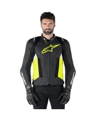 CHAQUETA ALPINESTARS MISSILE V3 AIRFLOW BLACK/YELLOW FLUO/WHITE