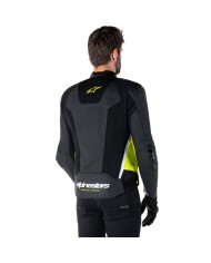 CHAQUETA ALPINESTARS MISSILE V3 AIRFLOW BLACK/YELLOW FLUO/WHITE
