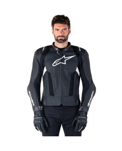 CHAQUETA ALPINESTARS MISSILE V3 AIRFLOW BLACK/WHITE