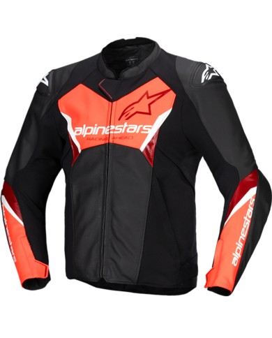 CHAQUETA ALPINESTARS FASTER V3 BLACK/RED FLUO