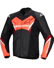CHAQUETA ALPINESTARS FASTER V3 BLACK/RED FLUO