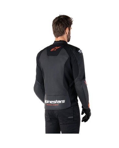 CHAQUETA ALPINESTARS FASTER V3 BLACK/RED FLUO
