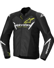 CHAQUETA ALPINESTARS FASTER V3 AIRFLOW BLACK/WHITE/YELLOW