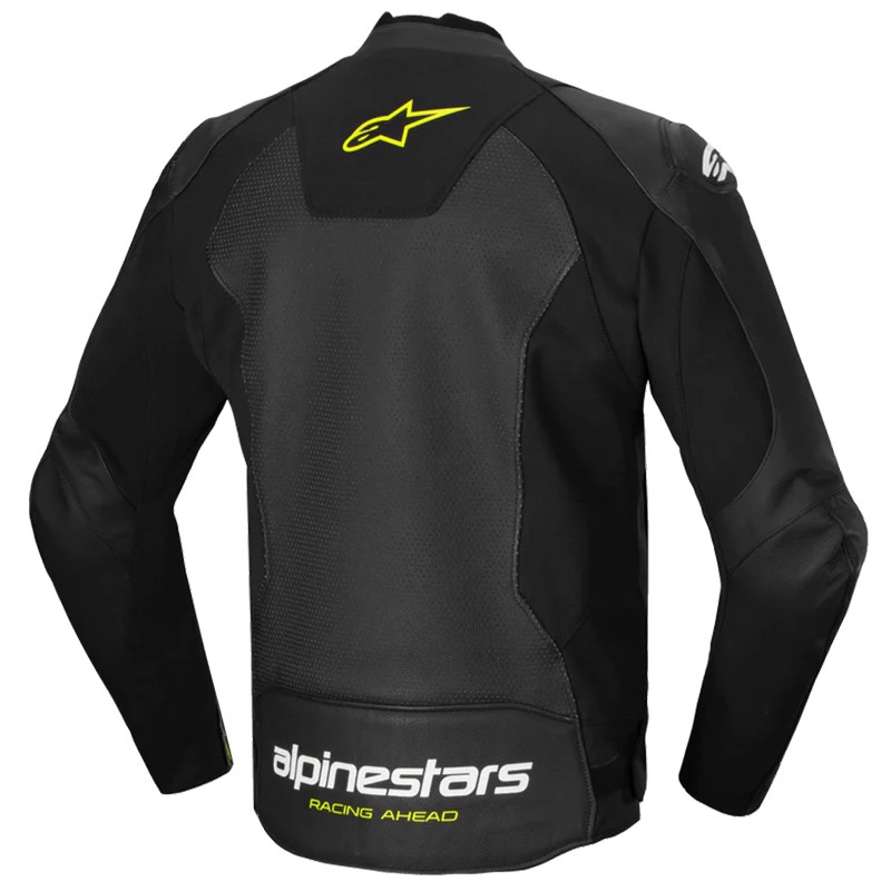 CHAQUETA ALPINESTARS FASTER V3 AIRFLOW BLACK/WHITE/YELLOW
