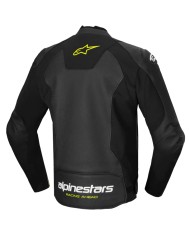 CHAQUETA ALPINESTARS FASTER V3 AIRFLOW BLACK/WHITE/YELLOW