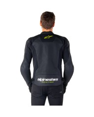 CHAQUETA ALPINESTARS FASTER V3 AIRFLOW BLACK/WHITE/YELLOW