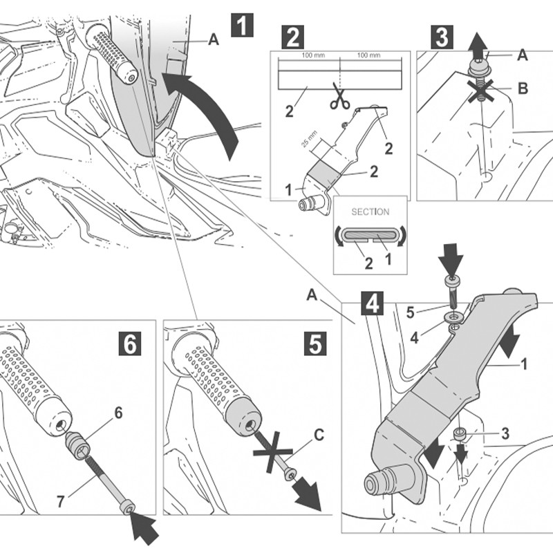 FIJACION ANTIRROBO SHAD LOCK APRILIA A0SR12SC SR125/200 GT (TAMAÑO 3)