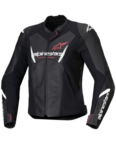 CHAQUETA ALPINESTARS STELLA FASTER V3 LADY BLACK/FLUO CORAL