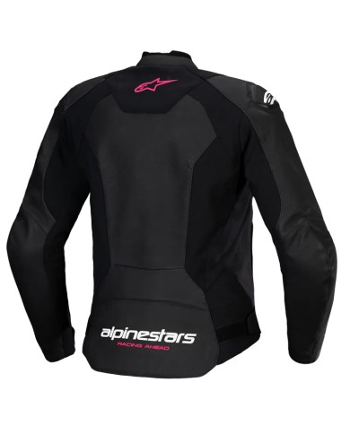CHAQUETA ALPINESTARS STELLA FASTER V3 LADY BLACK/FLUO CORAL