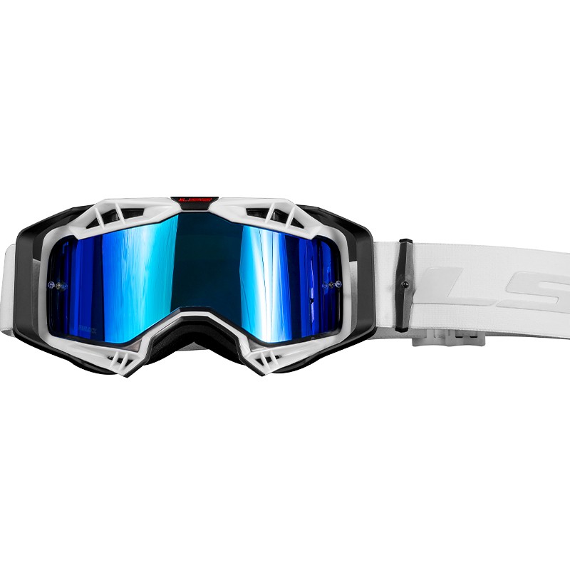 GAFAS LS2 AURA PRO BLACK/WHITE/WITH IRIDIUM VISOR