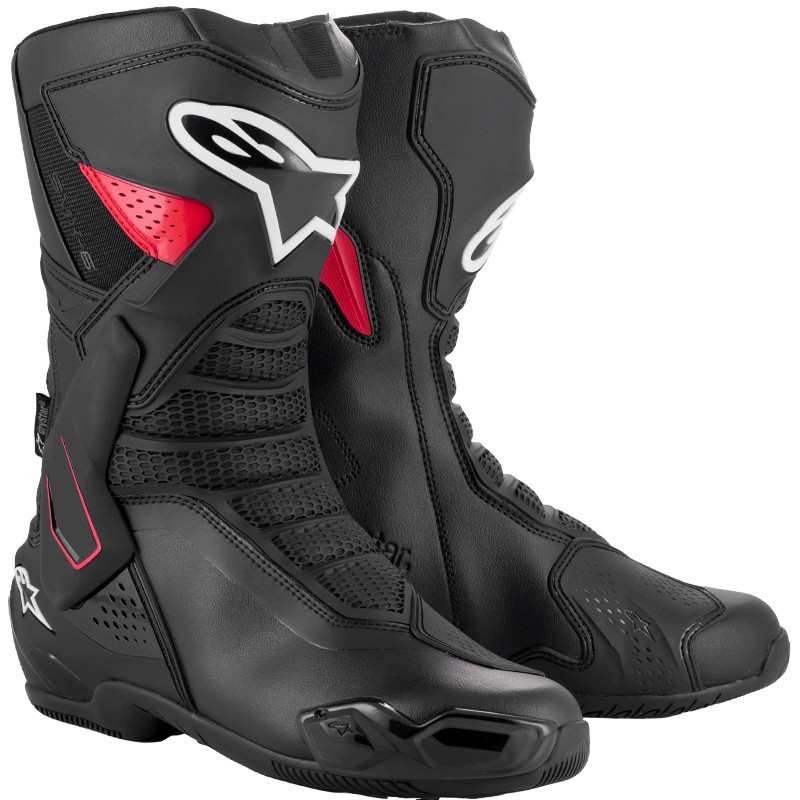 BOTAS ALPINESTARS SMX-6 V3 DRYSTAR BLACK/RED