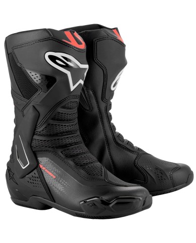 BOTAS ALPINESTARS SMX-6 V3 BLACK/RED FLUO