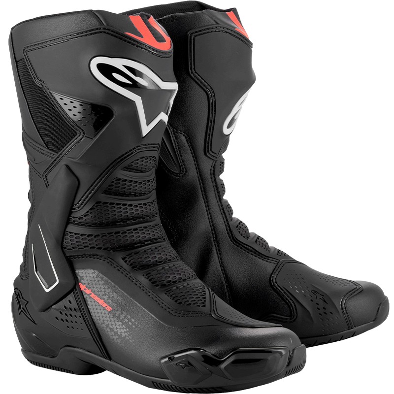 BOTAS ALPINESTARS SMX-6 V3 BLACK/RED FLUO