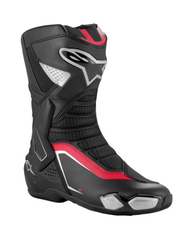 BOTAS ALPINESTARS SMX-6 V3 BLACK/SILVER/RED