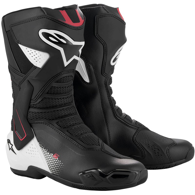 BOTAS ALPINESTARS SMX-6 V3 BLACK/WHITE/RED GRAPHIC