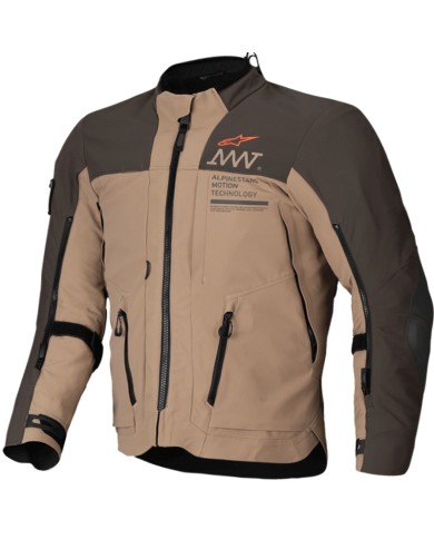 CHAQUETA ALPINESTARS AMT-8 STRETCH DRYSTAR XF DARK BROWN/DARK KHAKI