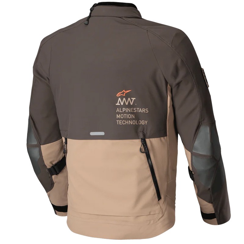 CHAQUETA ALPINESTARS AMT-8 STRETCH DRYSTAR XF DARK BROWN/DARK KHAKI
