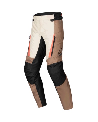 PANTALONES ALPINESTARS ST-1 WATERPROOF DARK KHAKI SAND/BLACK/RED FLUO
