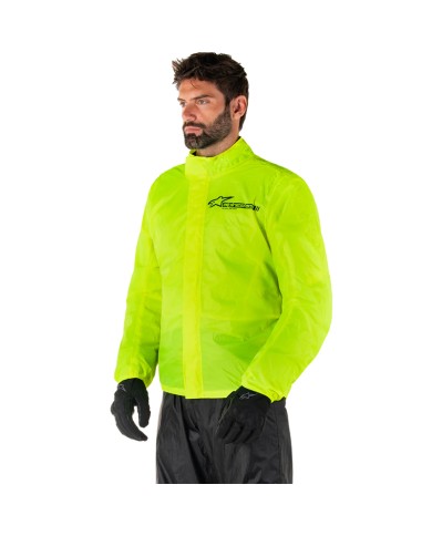 CHAQUETA IMPERMEABLE ALPINESTARS HURRICANE RAIN V2 YELLOW FLUO