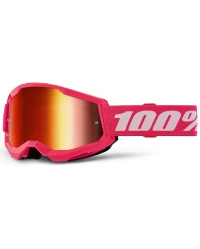 GAFAS 100% STRATA 2 M2 ROSA / ROJO ESPEJO