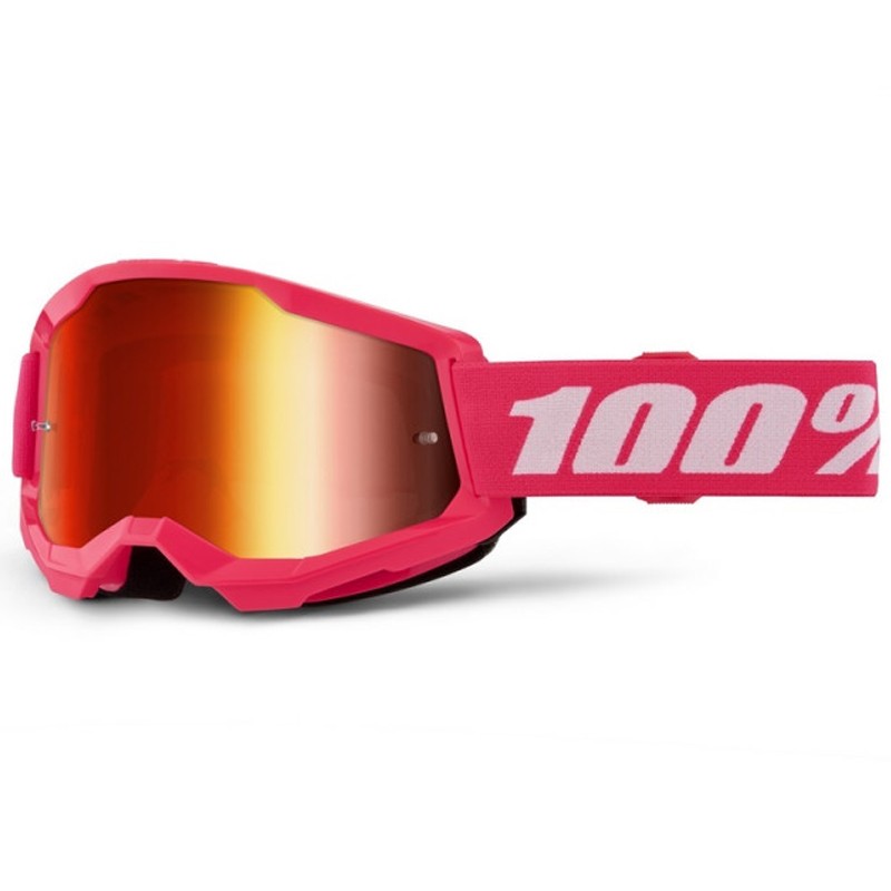 GAFAS 100% STRATA 2 M2 ROSA / ROJO ESPEJO