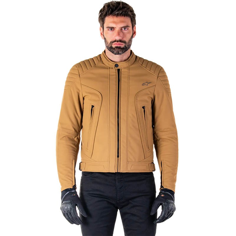 CHAQUETA ALPINESTARS CLAYTON WATERPROOF UTULITY BROWN/LIGHT GOLD