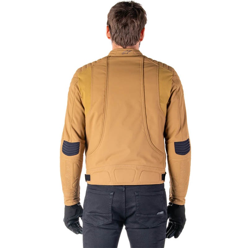 CHAQUETA ALPINESTARS CLAYTON WATERPROOF UTULITY BROWN/LIGHT GOLD