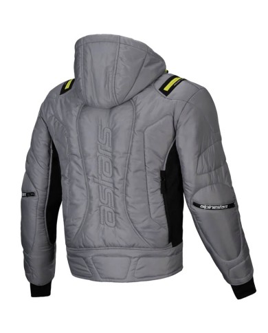 CHAQUETA ALPINESTARS MOHOBBS WATERPROOF LUNAR GRAY/LIME PUNCH