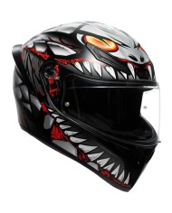 CASCO AGV K1 S LYZARD MATT BLACK/GREY/RED