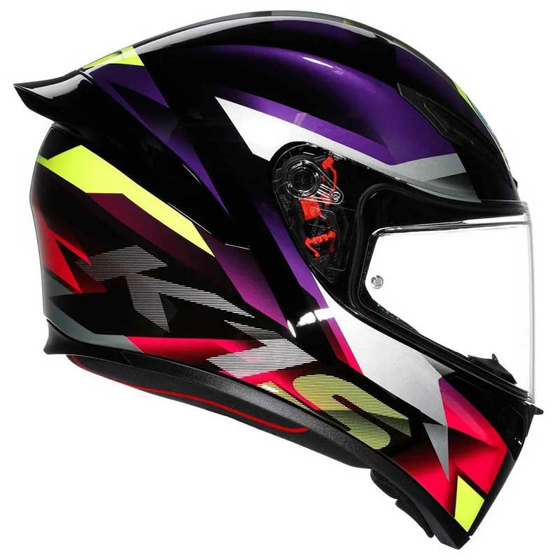 CASCO AGV K1 S FASTLAP BLACK/PURPLE/PINK