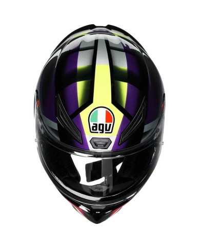 CASCO AGV K1 S FASTLAP BLACK/PURPLE/PINK