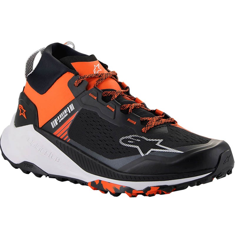 ZAPATILLAS ALPINESTARS META XR V2 BLACK/ORANGE/WHITE