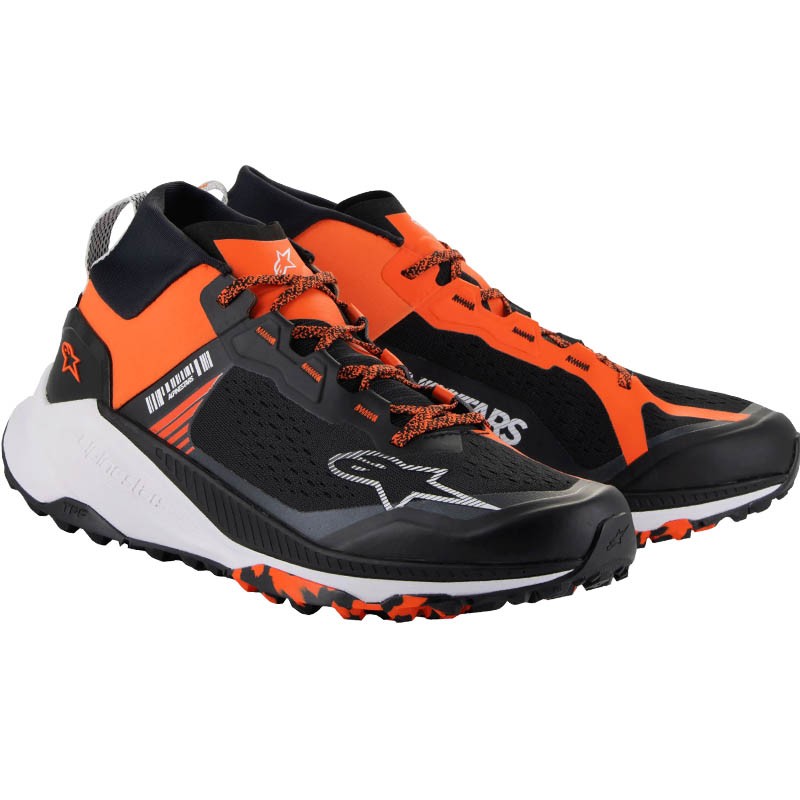 ZAPATILLAS ALPINESTARS META XR V2 BLACK/ORANGE/WHITE